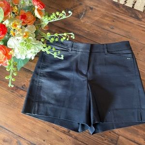 White House Black Market Stretch Shorts Size 0- Black